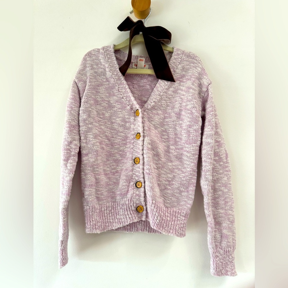 Cat & Jack marled girls cardigan.  Button front size 6/6x